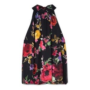 ⚡️Alice + Olivia Maris Floral Halter Neck Top sz XS